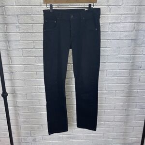 Rag & Bone NEW YORK  Fit 2 Slim Jeans Straight Leg Black Mens Size 29 Minimalist